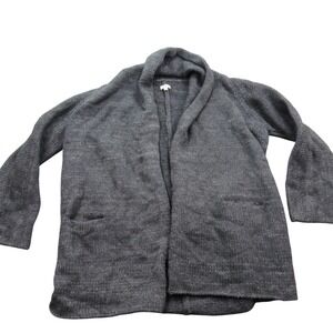 Vince Mens Gray Shawl Collar Cardigan Sweater Size M Wool Yak Blend